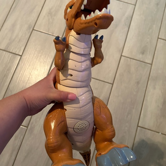 Imaginext Roaring Animated Mega T-Rex 19" Dinosaur 2011 Fisher Price Mattel - Picture 6 of 9